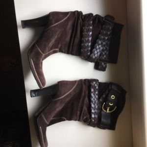 Coach brown boots size 7